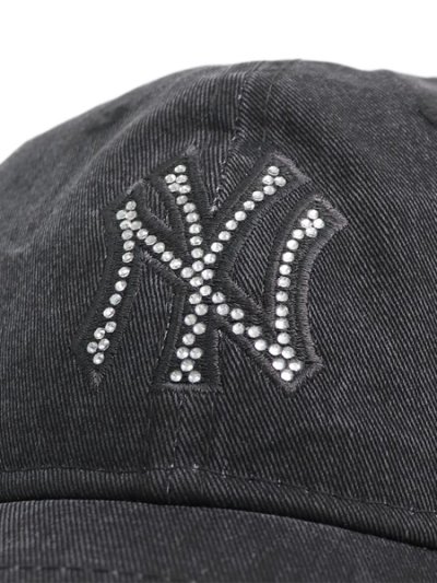 画像6: NEW ERA 9TWENTY RHINESTONE WASHED COTTON YANKEES BLACK