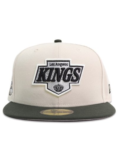 画像2: NEW ERA 59FIFTY NHL KINGS STONE/DARK SEAWEED