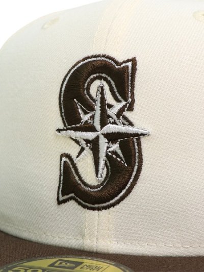 画像6: NEW ERA 59FIFTY 2-TONE MARINERS CHROME/WALNUT