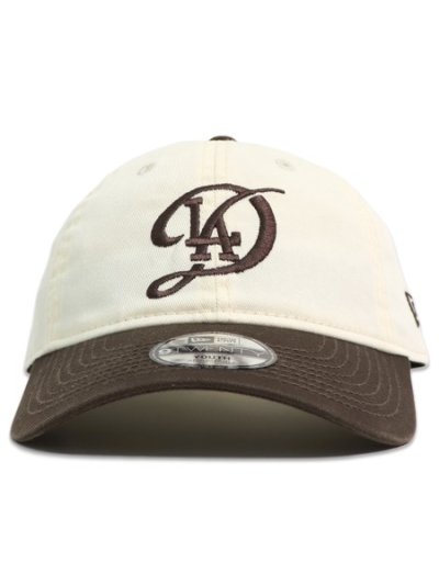 画像2: 【KIDS】NEW ERA YOUTH 9TWENTY 2-TONE DODGERS CC CHROME/WALNUT