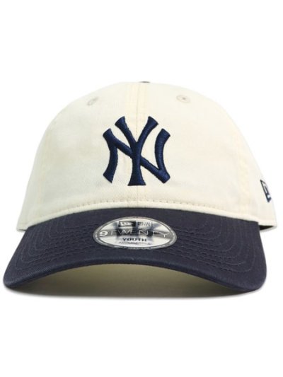 画像2: 【KIDS】NEW ERA YOUTH 9TWENTY 2-TONE YANKEES CHROME/NAVY