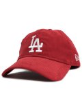 NEW ERA 9TWENTY CORDUROY DODGERS SCARLET/CHROME
