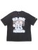 画像1: NEW ERA S/S WASHED COTTON TEE FLAME YANKEES BLACK (1)