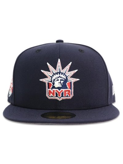 画像2: NEW ERA 59FIFTY NHL RANGERS NAVY/CHROME