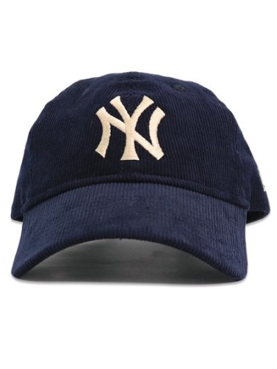画像2: NEW ERA 9TWENTY CORDUROY YANKEES NAVY/BEIGE