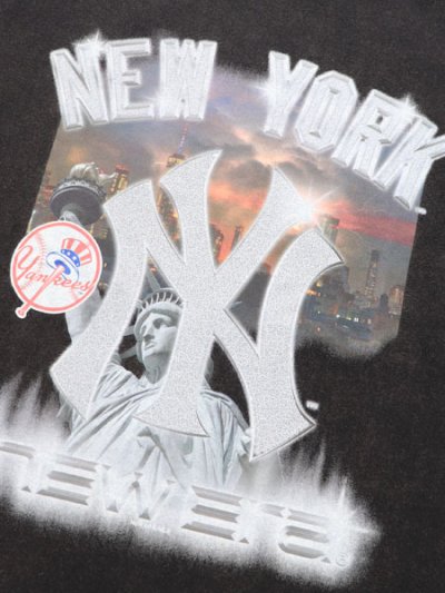 画像3: NEW ERA S/S WASHED COTTON TEE FLAME YANKEES BLACK