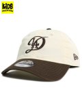 【KIDS】NEW ERA CHILD 9TWENTY 2-TONE DODGERS CC CHROME/WALNUT