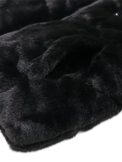 画像4: 【送料無料】【KIDS】NIKE TODDLER QUILTED FAUX FUR JACKET-BLACK