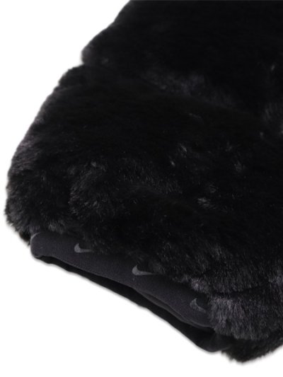 画像7: 【送料無料】【KIDS】NIKE TODDLER QUILTED FAUX FUR JACKET-BLACK