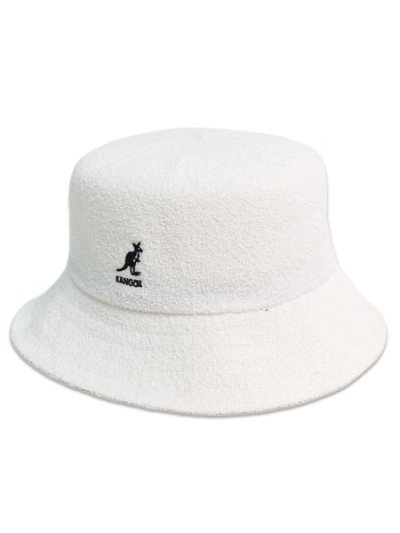 画像1: KANGOL BERMUDA BUCKET-WHITE