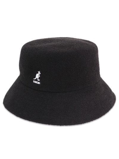 画像1: KANGOL BERMUDA BUCKET-BLACK
