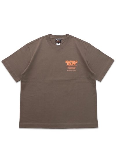 画像2: ACAPULCO GOLD OJ LOGO BOX FIT TEE WALNUT