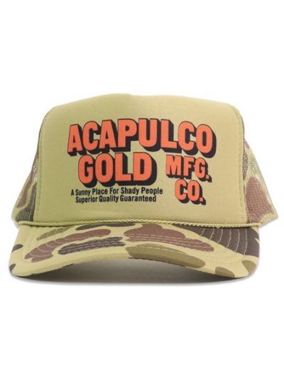 画像2: ACAPULCO GOLD OJ LOGO TRUCKER CAP CAMO