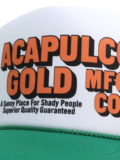 画像6: ACAPULCO GOLD OJ LOGO TRUCKER CAP GREEN/WHITE