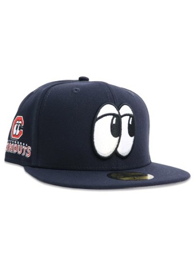 画像1: NEW ERA 59FIFTY MiLB CHATTANOOGA LOOKOUTS NAVY