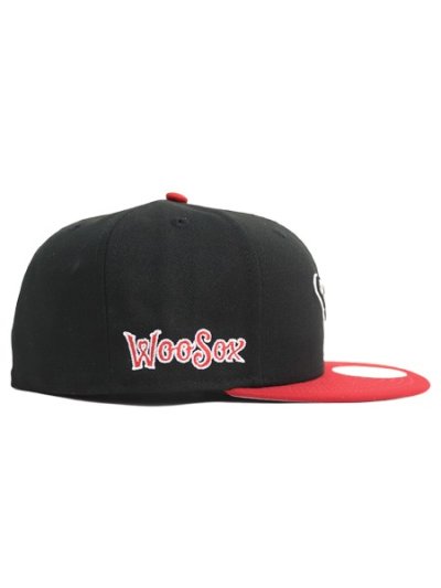 画像4: NEW ERA 59FIFTY MiLB WORCESTER RED SOX BLACK/SCARLET