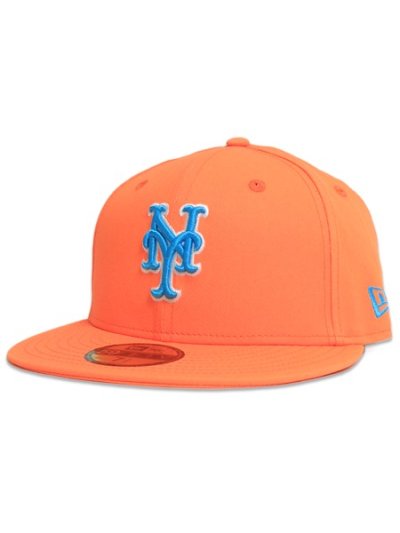 画像1: NEW ERA 59FIFTY FLASH PACK METS NEON ORANGE
