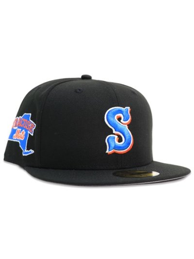 画像1: NEW ERA 59FIFTY MiLB SYRACUSE METS BLACK
