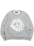 【送料無料】DENIM TEARS PEACE WREATH CREWNECK GREY/WHITE