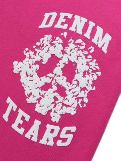 画像5: 【送料無料】DENIM TEARS DENIM UNIVERSITY SWEATPANTS PINK/WHITE
