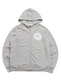 【送料無料】DENIM TEARS DENIM UNIVERSITY ZIP HOODIE GREY/WHITE