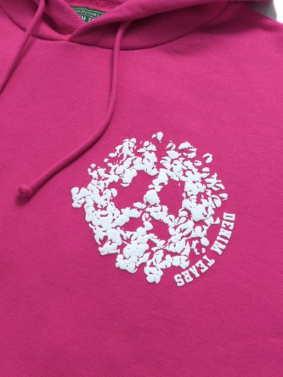 画像3: 【送料無料】DENIM TEARS DENIM UNIVERSTIY HOODIE PINK/WHITE