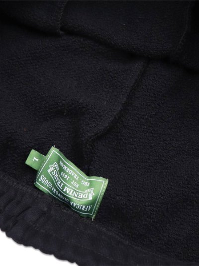 画像6: 【送料無料】DENIM TEARS COTTON DENIM UNIVERSITY SWEATPANTS BLACK/WHITE