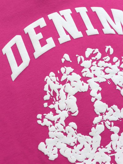 画像4: 【送料無料】DENIM TEARS DENIM UNIVERSTIY HOODIE PINK/WHITE