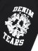 画像5: 【送料無料】DENIM TEARS COTTON DENIM UNIVERSITY SWEATPANTS BLACK/WHITE (5)