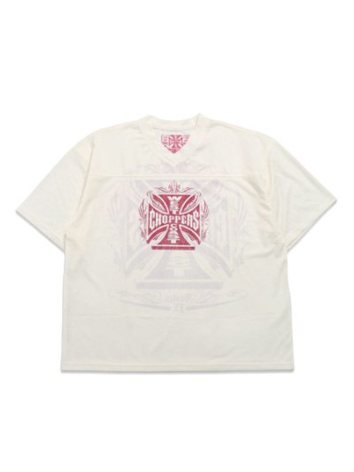 画像1: WEST COAST CHOPPERS CROSS MESH JERSEY