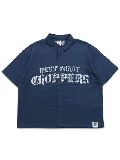 画像1: 【送料無料】WEST COAST CHOPPERS WCC PRINTED ACROSS BOXY SHIRT