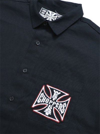 画像3: 【送料無料】WEST COAST CHOPPERS FLAMING LOGO BOXY SHIRT