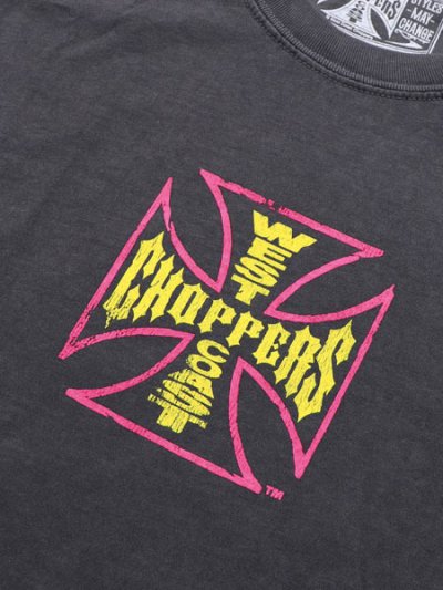 画像3: WEST COAST CHOPPERS GARMENT DYED COBRA CENTER LOGO TEE