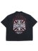 画像2: 【送料無料】WEST COAST CHOPPERS FLAMING LOGO BOXY SHIRT (2)