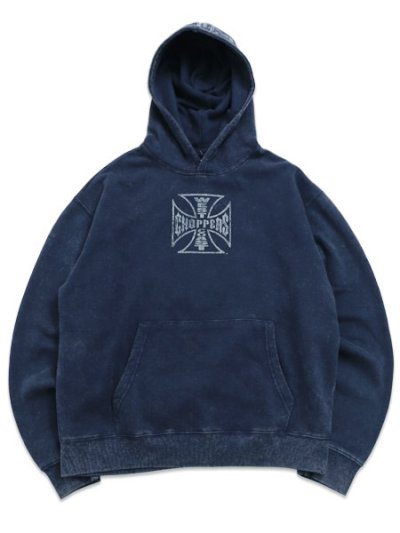 画像1: 【送料無料】WEST COAST CHOPPERS WCC PRINTED HOOD PULLOVER HOODIE