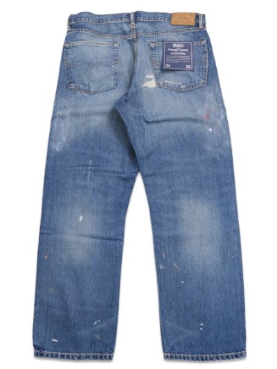 画像2: 【送料無料】POLO RALPH LAUREN VINTAGE CLASSIC RING SPUN DENIM ROCKWALL