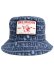 画像2: 【送料無料】TRUE RELIGION ALLOVER SRS BUCKET HAT MEDIUM WASH BLUE (2)