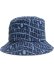 画像4: 【送料無料】TRUE RELIGION ALLOVER SRS BUCKET HAT MEDIUM WASH BLUE (4)
