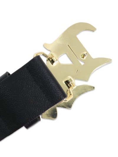 画像3: 【送料無料】TRUE RELIGION OLD ENGLISH TR BUCKLE BELT BLACK