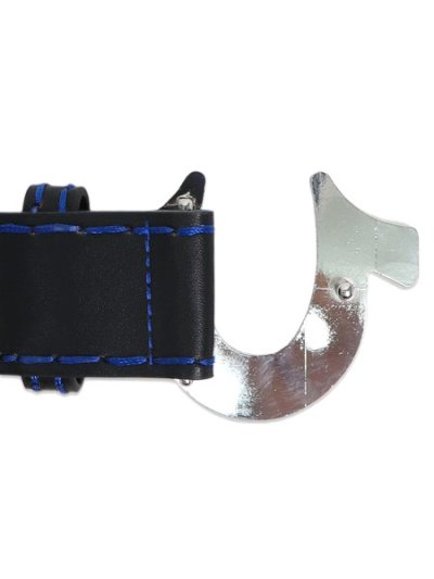 画像3: 【送料無料】TRUE RELIGION ENAMEL HORSESHOE BUCKLE STITCH BELT BLUE