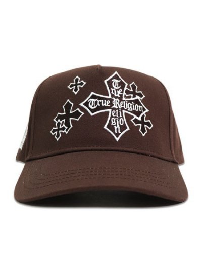 画像2: 【送料無料】TRUE RELIGION TRUE CROSS CAP CHESTNUT