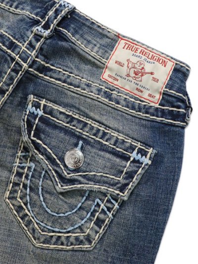 画像5: 【送料無料】TRUE RELIGION WMNS BILLIE MID RISE SUPER T FLAP STR STARLIGHT THREAD