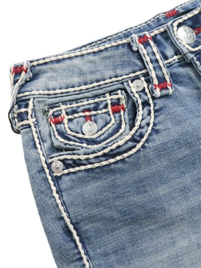 画像3: 【送料無料】TRUE RELIGION WMNS BILLIE ROPE STITCH STRAIGHT DAISY MEADOW