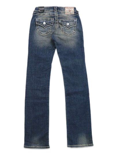 画像1: 【送料無料】TRUE RELIGION WMNS BILLIE MID RISE SUPER T FLAP STR STARLIGHT THREAD