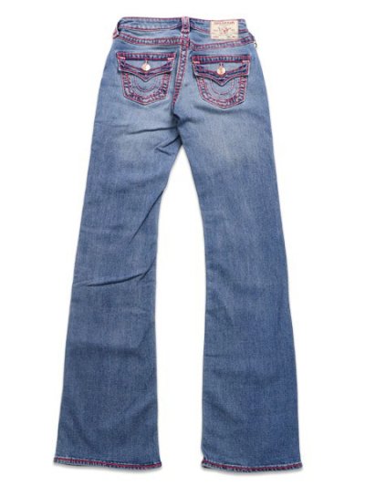 画像1: 【送料無料】TRUE RELIGION WMNS BECCA MID RISE SUPER T BOOTCUT CRYSTAL FLASH