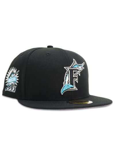 画像2: NEW ERA 59FIFTY CS FLORIDA MARLINS 1993 U/GY FB BLK