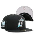 NEW ERA 59FIFTY CS FLORIDA MARLINS 1993 U/GY FB BLK
