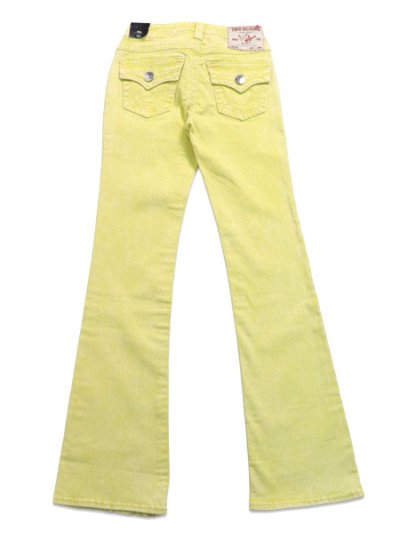 画像1: 【送料無料】TRUE RELIGION WMNS BECCA MID RISE BIG T BOOTCUT DAIQUIRI GREEN