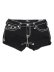 画像2: 【送料無料】TRUE RELIGION WMNS JOEY LOW RISE SUPER T FLAP SHORT BODY RINSE BLACK (2)