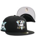 NEW ERA 59FIFTY CS NHL MIGHTY DUCKS 1993 U/GY FB BLK/TIF